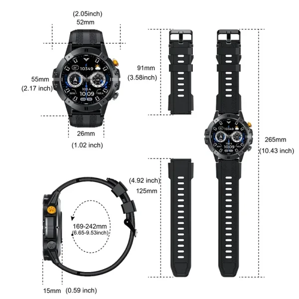 Reloj Inteligente Synwoo para Hombre