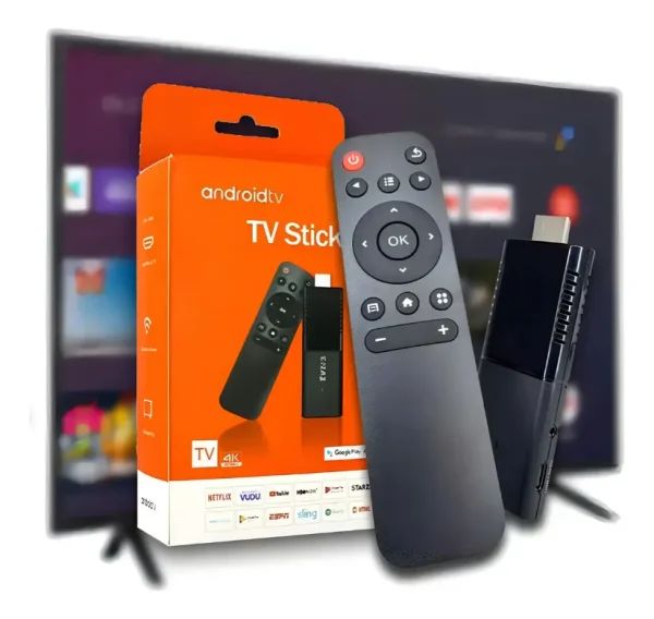 Tv Stick Android Full Hd 4k 16gb Ram Hdmi Wifi Color Negro