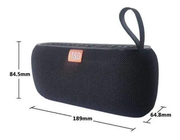 Parlante Bluetooth Radio Fm Reloj Tg-177