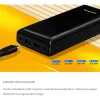 Adata C20, Cargador 20000mah Smart Power Bank Usb-c/a, Negro