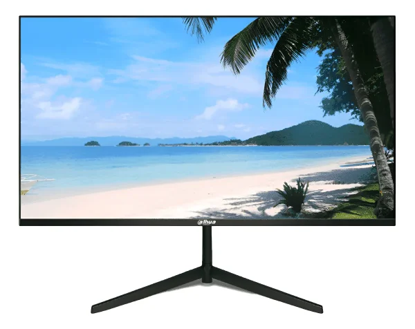 Monitor 27" LED Full HD Dahua DHI-LM27 Plano Videovigilancia Color Negro