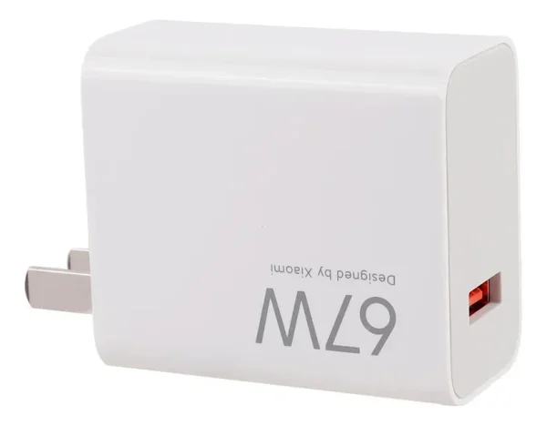 Kit Cargador Y Cable Mi Turbo Charge 67w Max Para Xiaomi Blanco