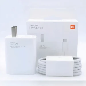 Cargador Xiaomi 33w Original Tipo C. Turbo Cargador Mdy11ex Color Blanco