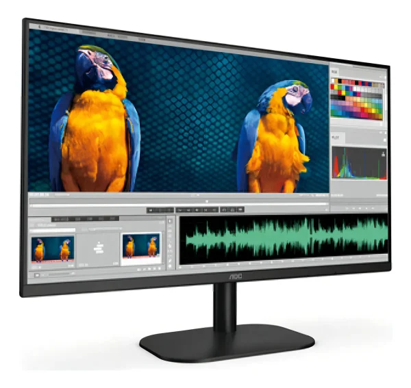 Monitor Aoc 22b2hm2 22 Pulgadas Full Hd Va 100hz Adapti Sync Color Negro