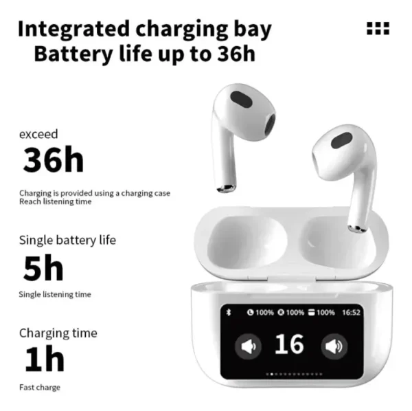 Audífonos Pro 3ra Gene Pantalla Táctil Para iPhone Android