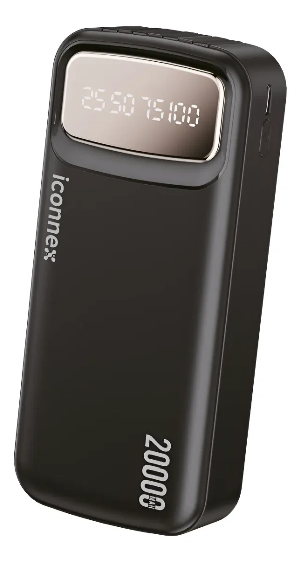 D_NQ_NP_2X_941819-MLA95831657897_102025-F Powerbank Multipuertos 20000mah Bateria Portatil 4 Salidas Color Negro