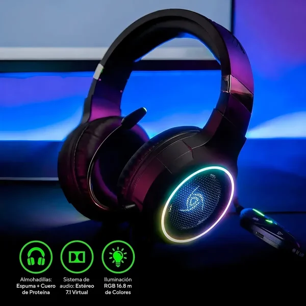 Diadema Gamer VSG Shake negro