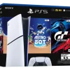 Consola Ps5 Digital Con 2 Juegos Voucher (gt7 & Astro Bot) Blanco