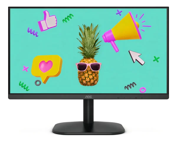 Monitor Aoc 22b2hm2 22 Pulgadas Full Hd Va 100hz Adapti Sync Color Negro